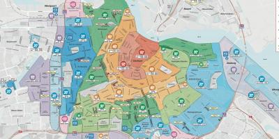 Aparcamiento mapa de Ámsterdam